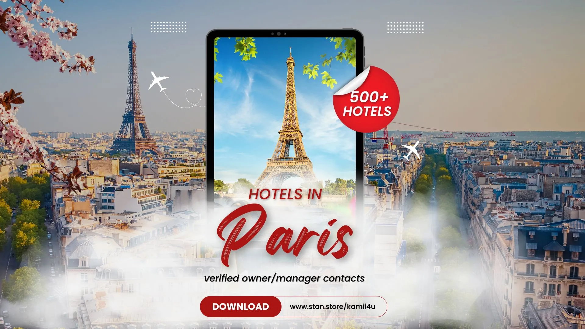 Exploring the Best Hotels in Paris with Verified Owner/Manager Contact Details